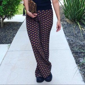 H&M Conscious Collection Flare Patterned Pants